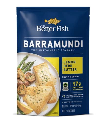 The Better Fish Barramundi Lemon Herb Butter Frozen 12 Oz