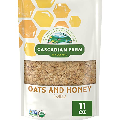 Cascadian Farm Organic Oats And Honey Granola 11 Oz Pouch