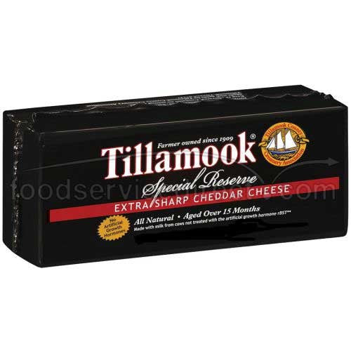Tillamook Special Reserve Extra Sharp Cheddar Cheese 10lb 1ct