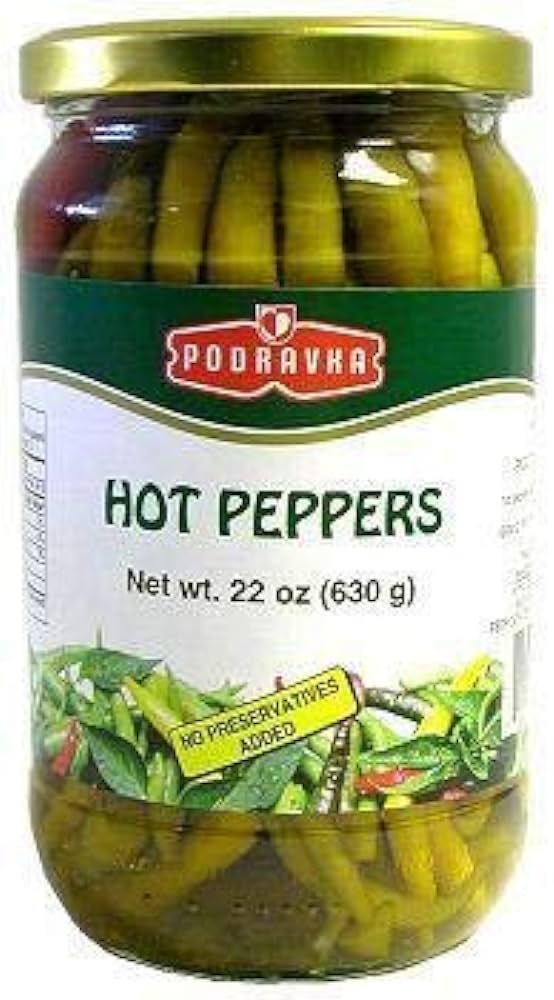 Podravka Hot Peppers 22oz Jar