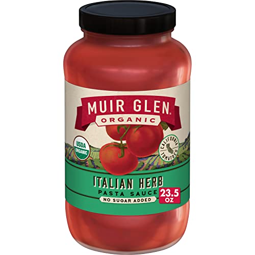Muir Glen Organic Italian Herb Pasta Sauce No Sugar Added 23.5 oz.
