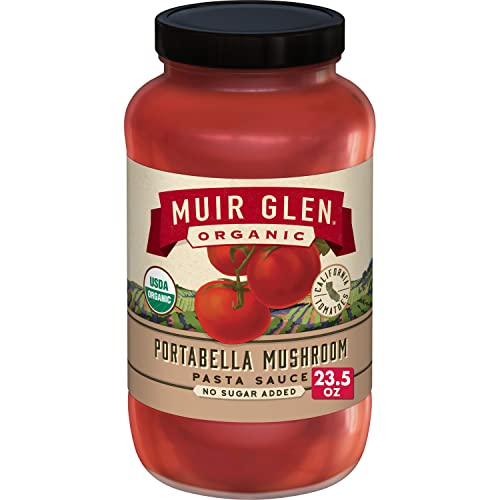 Muir Glen Organic Portabella Mushroom Pasta Sauce No Sugar Added 23.5 oz.