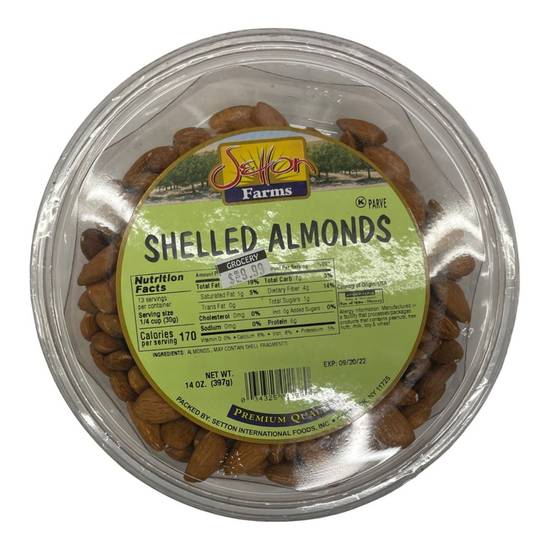 Setton Farms Shelled Almonds 14 Oz Tub