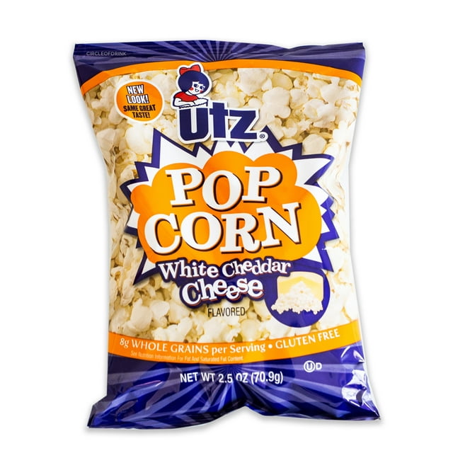 Utz White Cheddar Cheese Popcorn 2.5 Oz