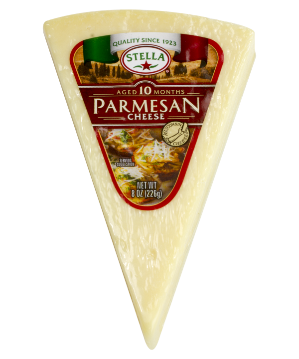 Stella Parmesan Wedges Cheese 8 LB