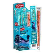 Wholesale Field Trip Cracked Pepper Turkey Stick 1 Oz- Bulk