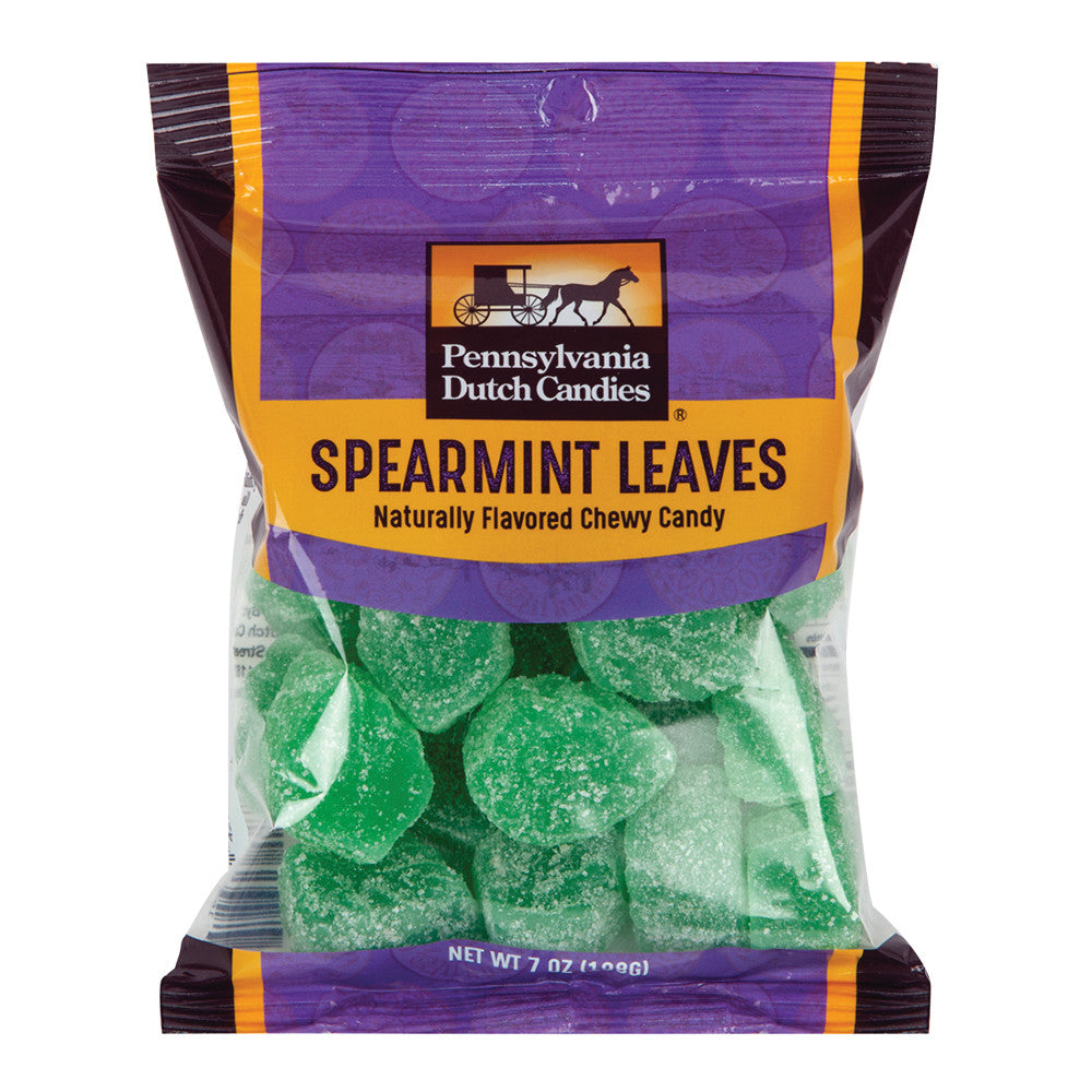 Wholesale Pdc Clear Window Bag Spearmint Leaf Delights Peg Bag 7 Oz- Bulk