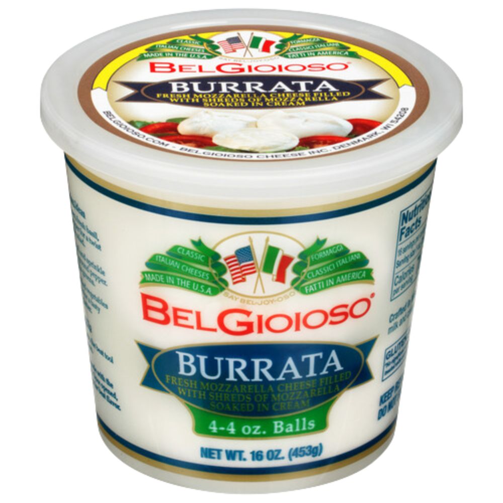 Belgioioso Burrata Cheese 4Oz | 1 lb (4