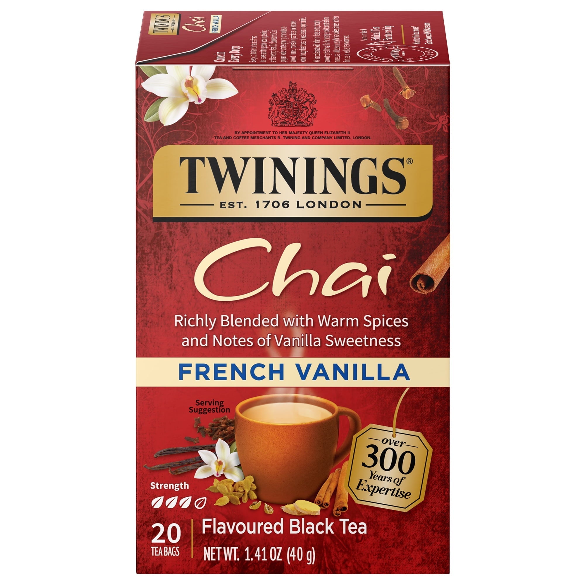 Twinings Chai Tea French Vanilla 1.41 Oz