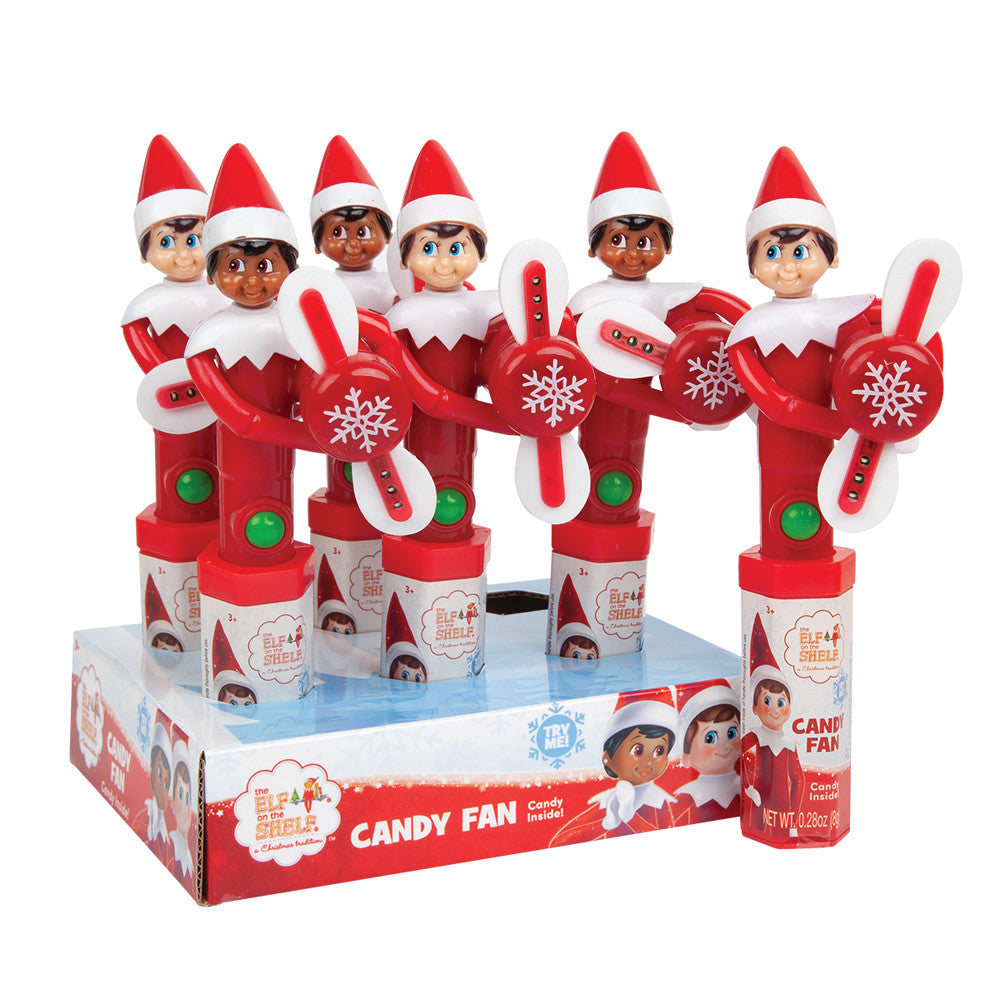 Wholesale Elf On The Shelf Candy Fan With Light 0.28 Oz- Bulk