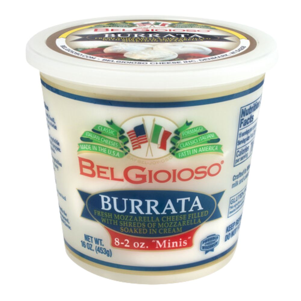 Belgioioso Burrata Cheese 2Oz | 1 lb (8