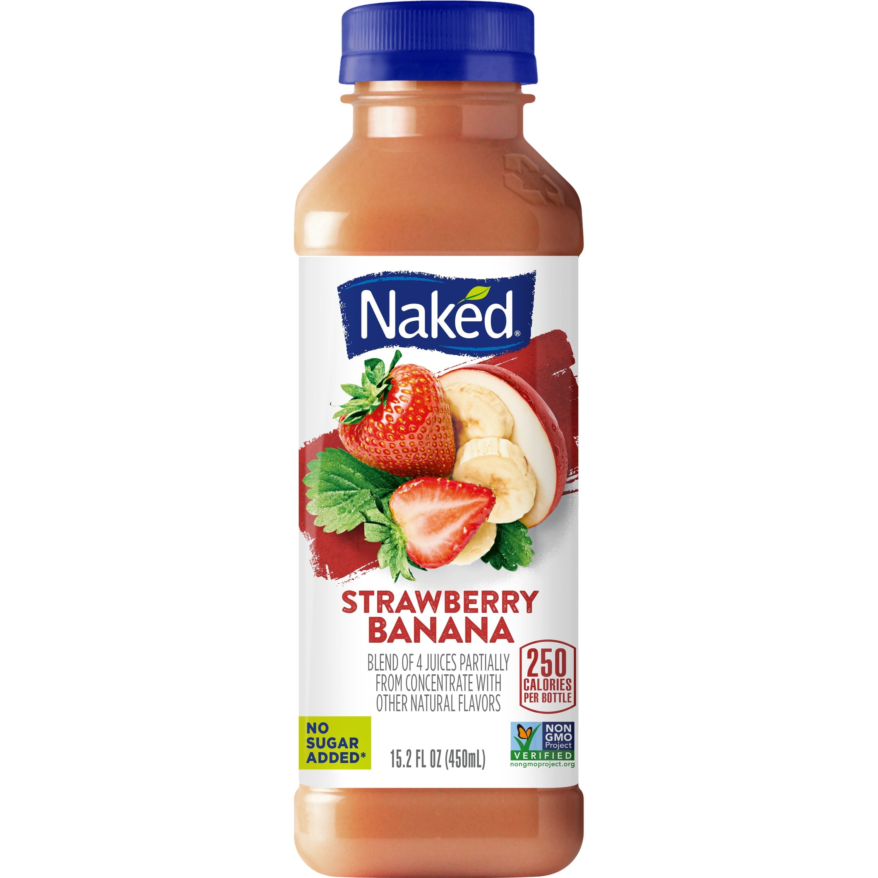 Naked Juice Strawberry Banana Smoothie 15.2 Oz