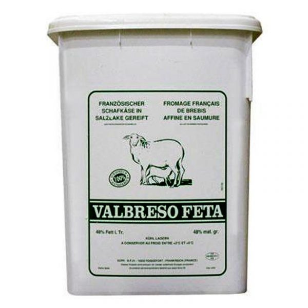 Feta Valbreso Large pail 35 lb