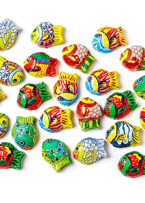 Madelaine Chocolate Mini Fish (10 Lb.) 17.6 OZ Per Case