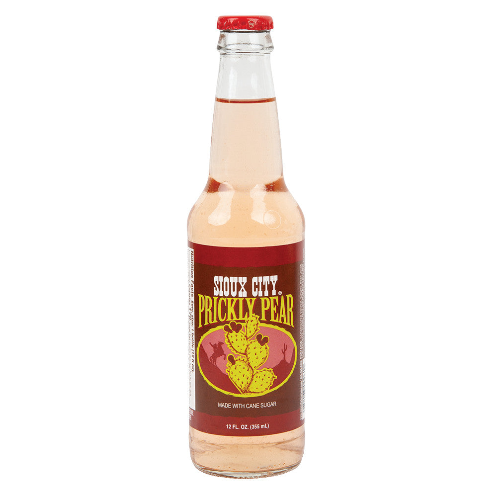 Wholesale Sioux City Prickly Pear Soda 12 Oz Bottle- Bulk