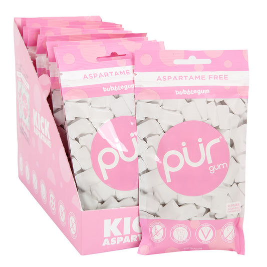 Wholesale Pur Gum - Bubblegum - Bag 55Pc- Bulk