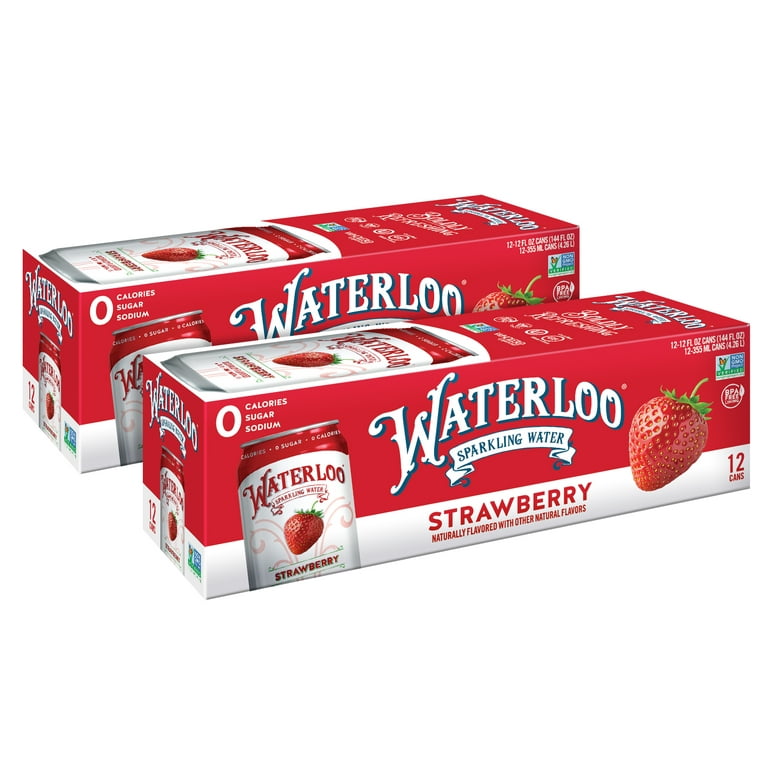 Waterloo Sparkling Water Strawberry 12 Fl Oz