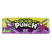 Wholesale Sour Punch Straws Grape Tray 4.5oz- Bulk