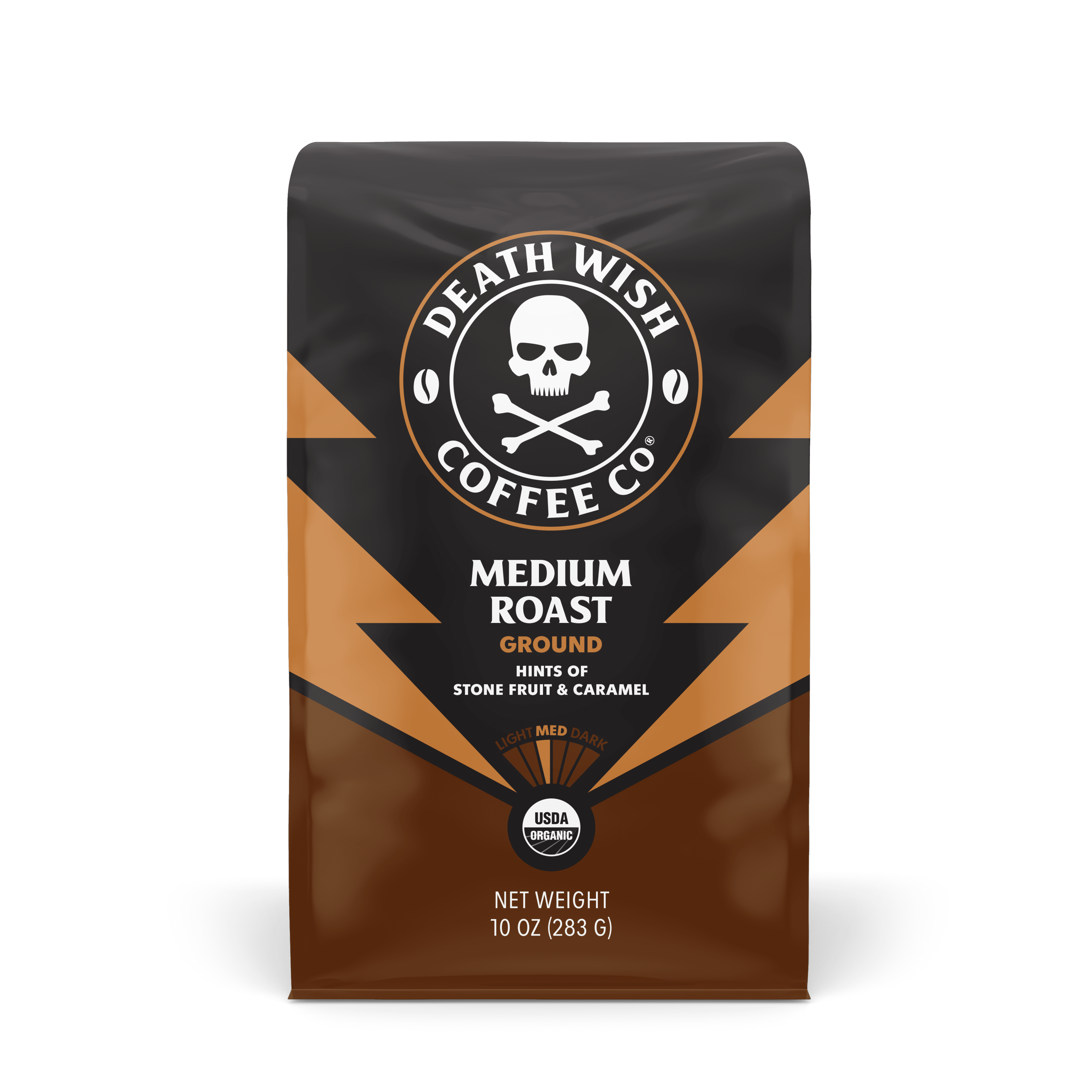 Death Wish Coffee Medium Roast Ground 10 oz