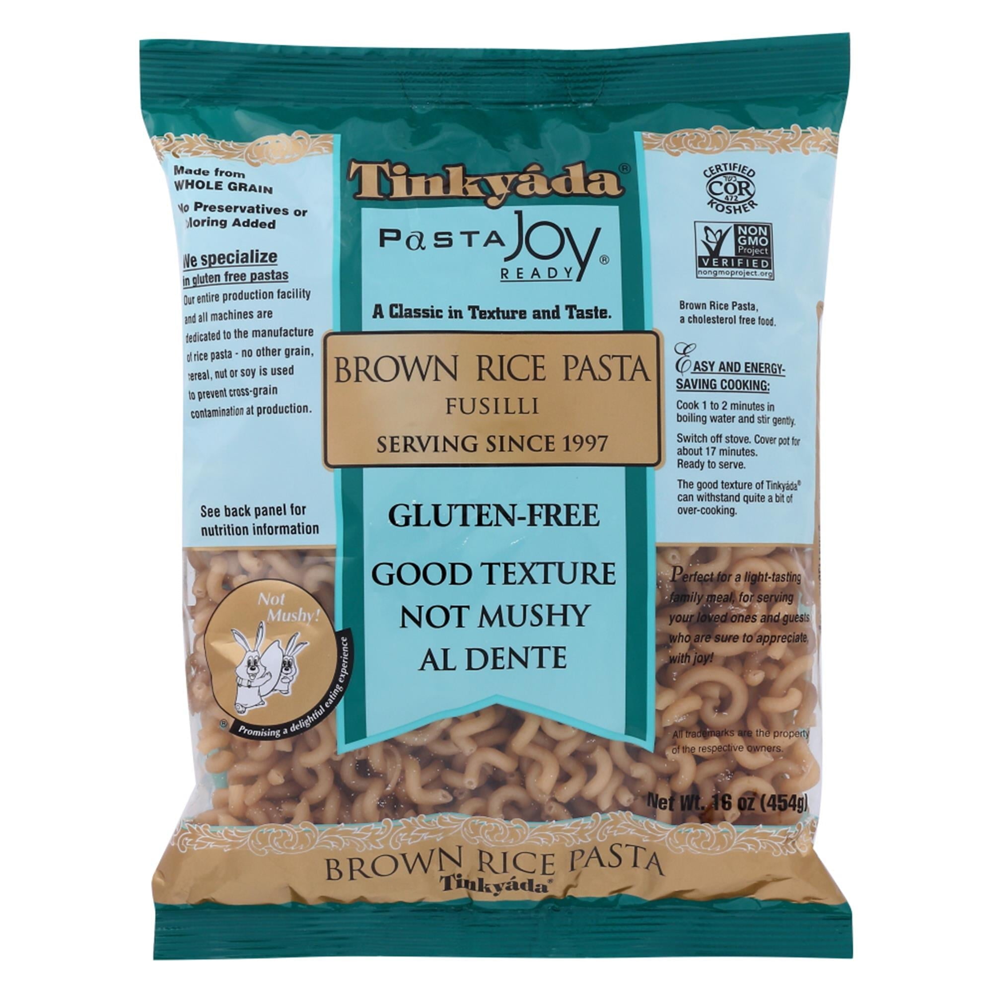 Tinkyada Gluten Free Brown Rice Fusilli 16 Oz