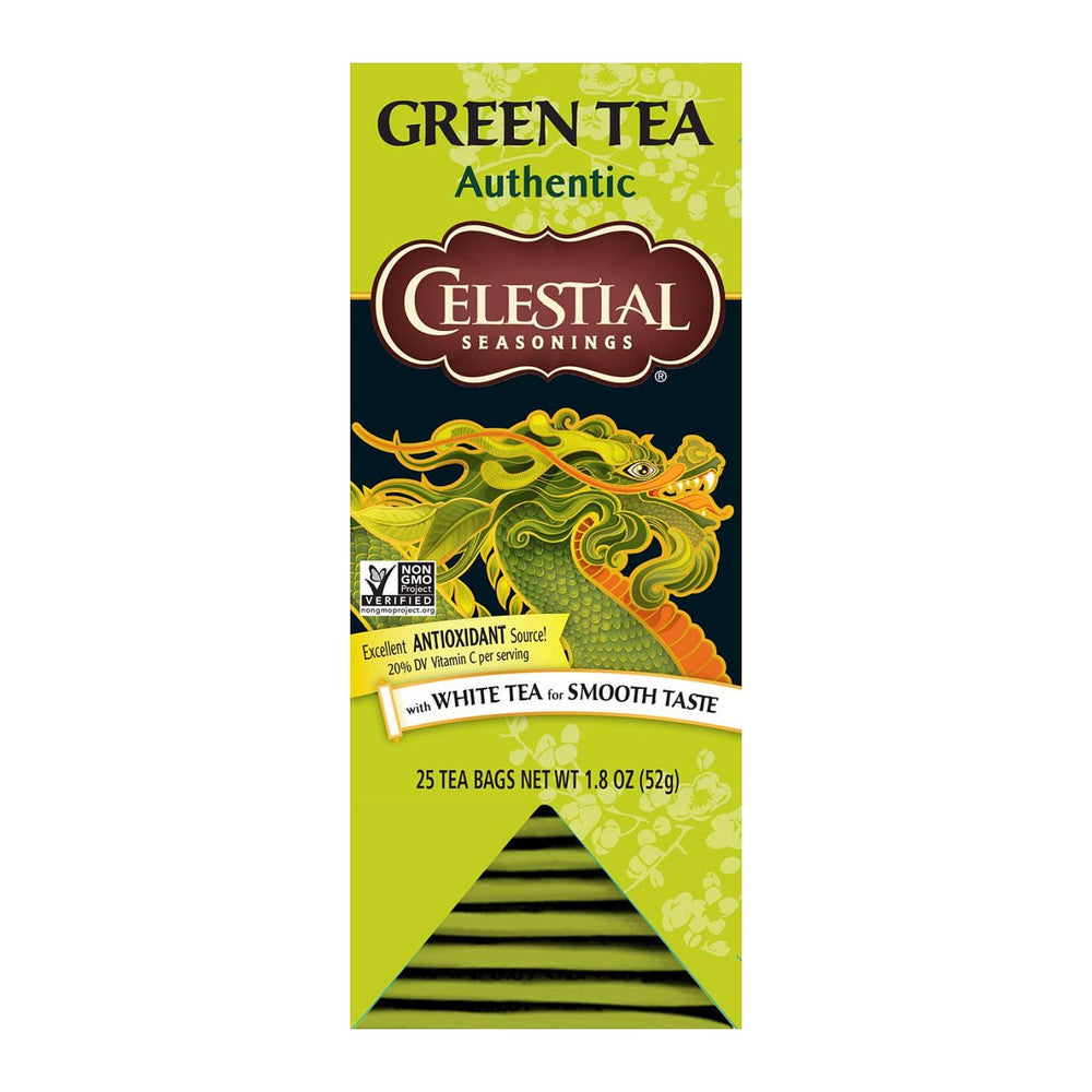 Celestial Seasonings Authentic Green Tea 1.8 Oz Box