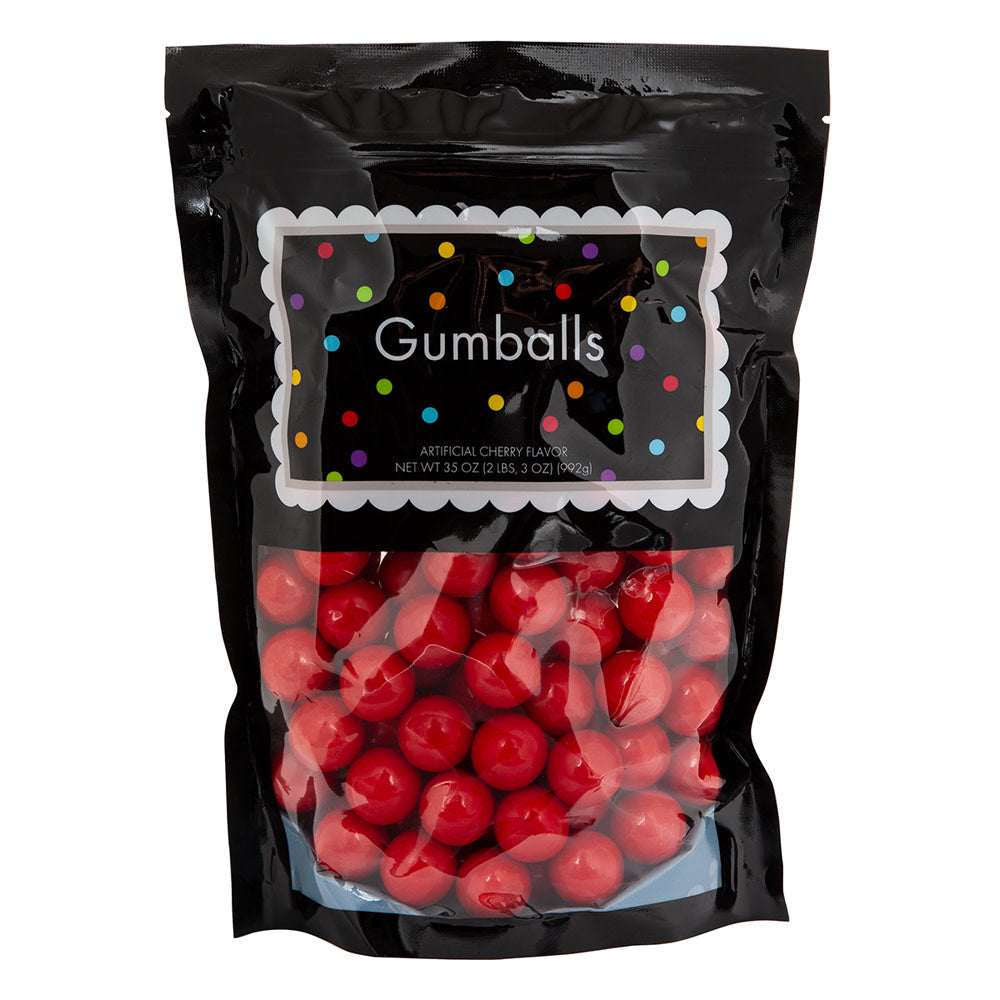Wholesale Red Cherry 850 Count Gumballs 35 Oz Pouch- Bulk