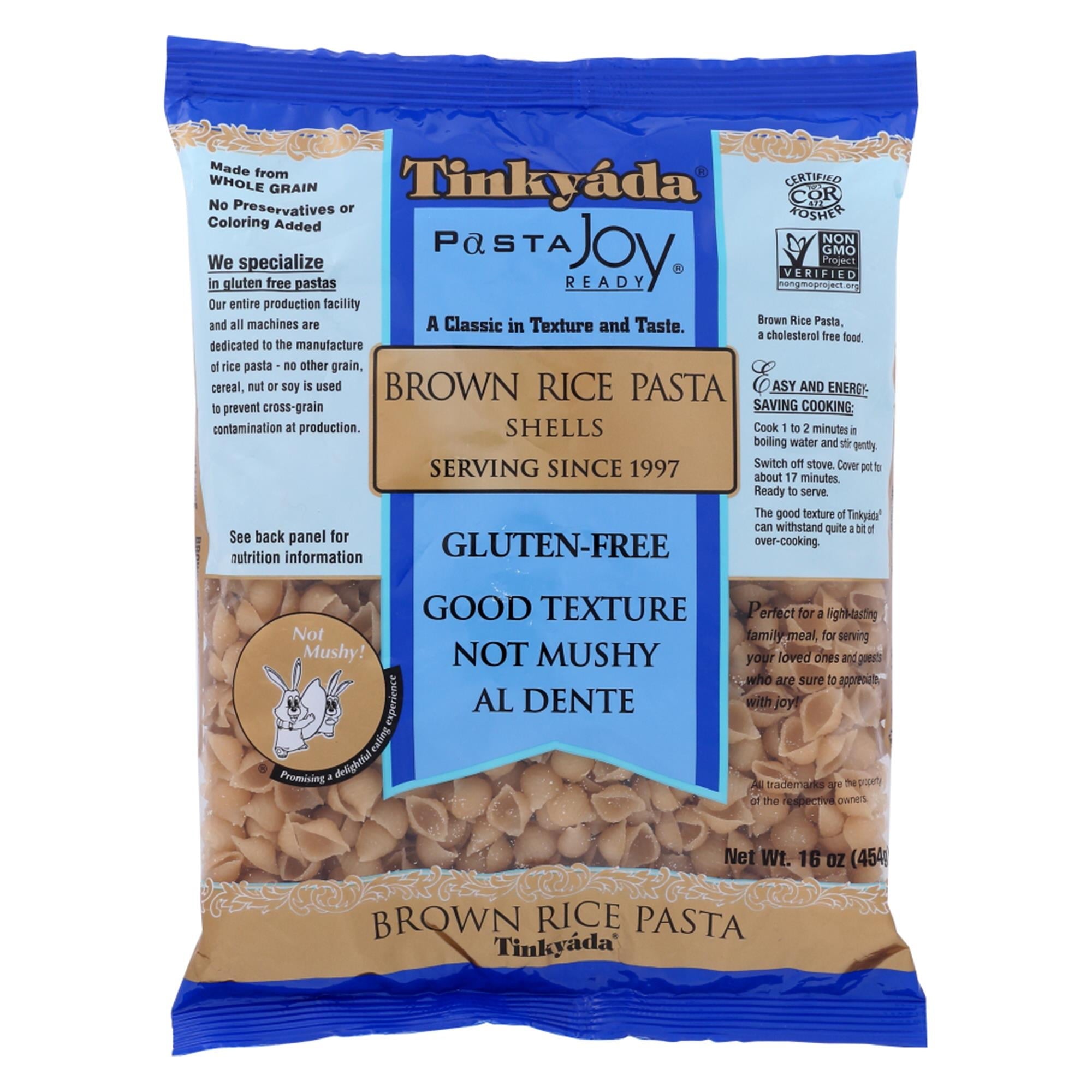 Tinkyada Brown Rice Pasta Shells 16 Oz