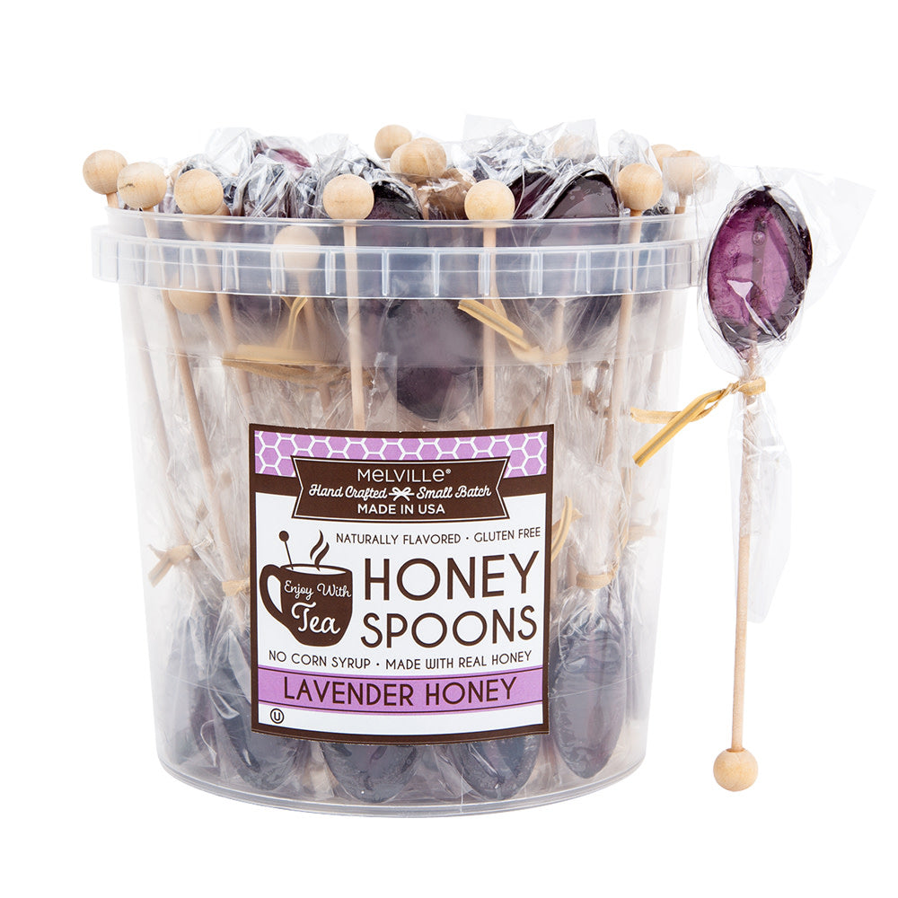 Wholesale Honey Spoons Lavender Honey 0.4 Oz- Bulk