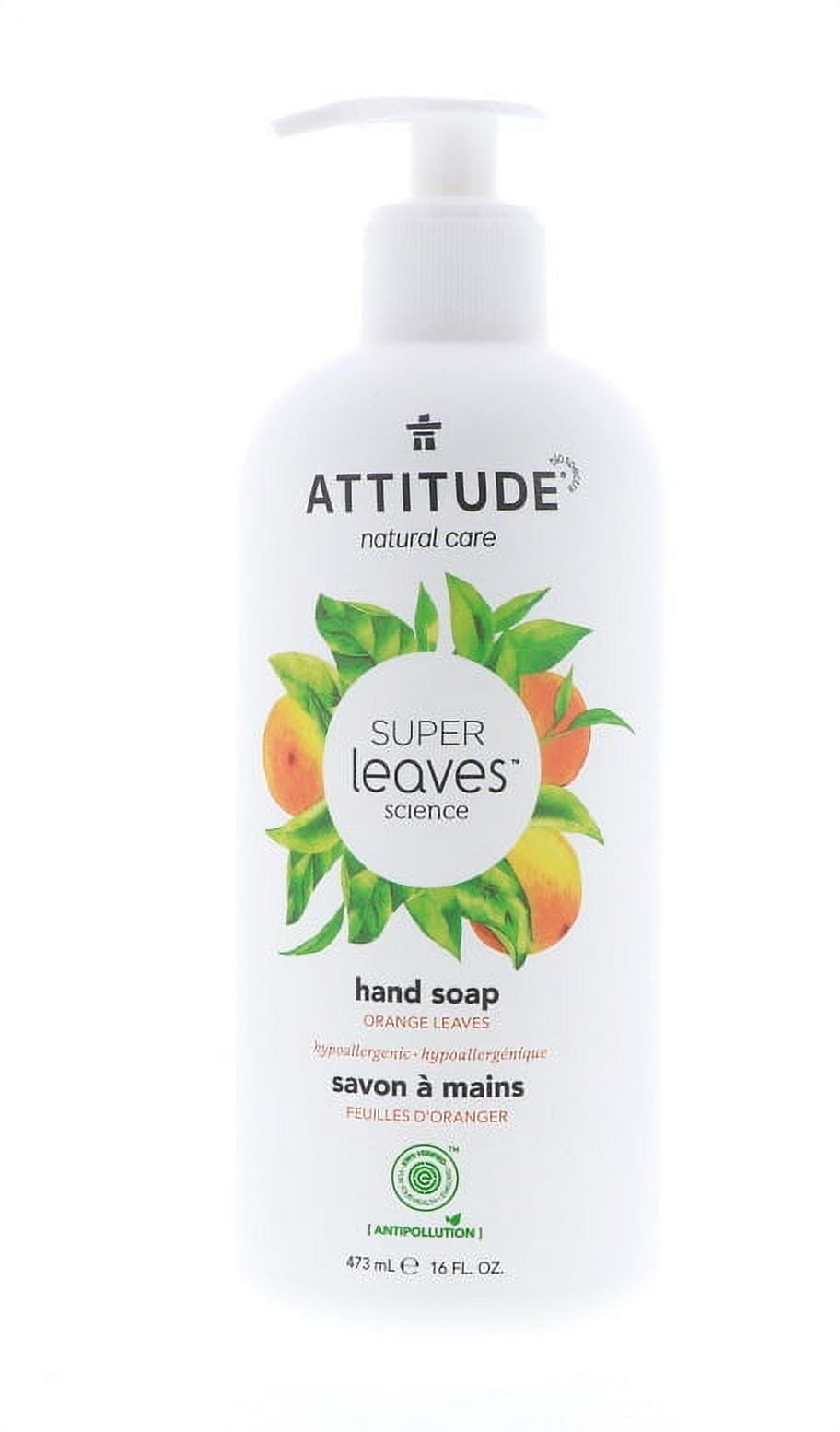 Attitude Super Leaves Hand Soap 473 ml Bottle