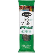 Wholesale Busseto Herb Coated Dry Salami Chub, 8 oz- Bulk