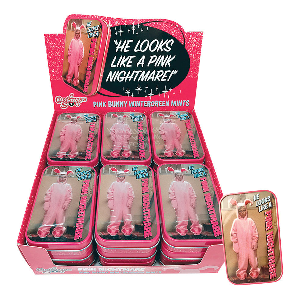 Wholesale Boston America A Christmas Story Pink Nightmare Tin- Bulk