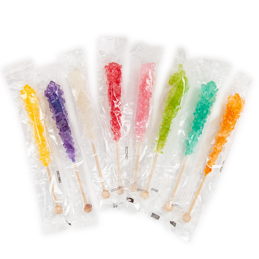 Müttenberg Candy Assorted Rock Candy Sticks 0.6 Oz