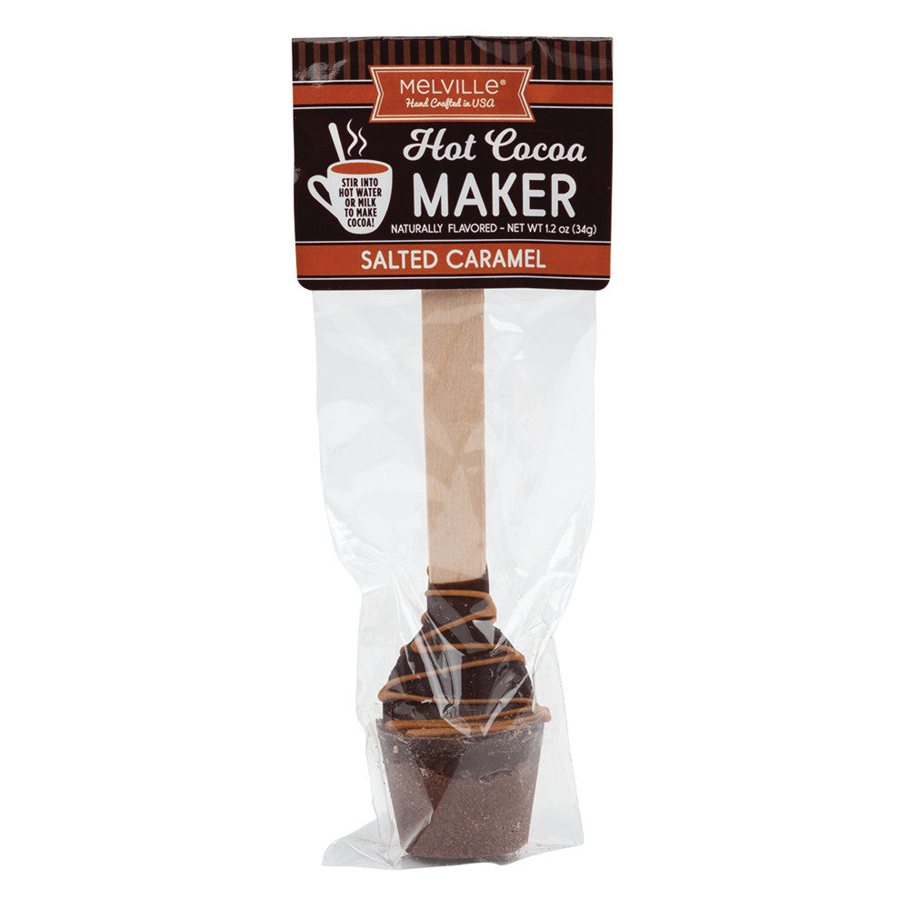 Wholesale Hot Cocoa Spoons Salted Caramel 1.2 Oz-16ct Case Bulk