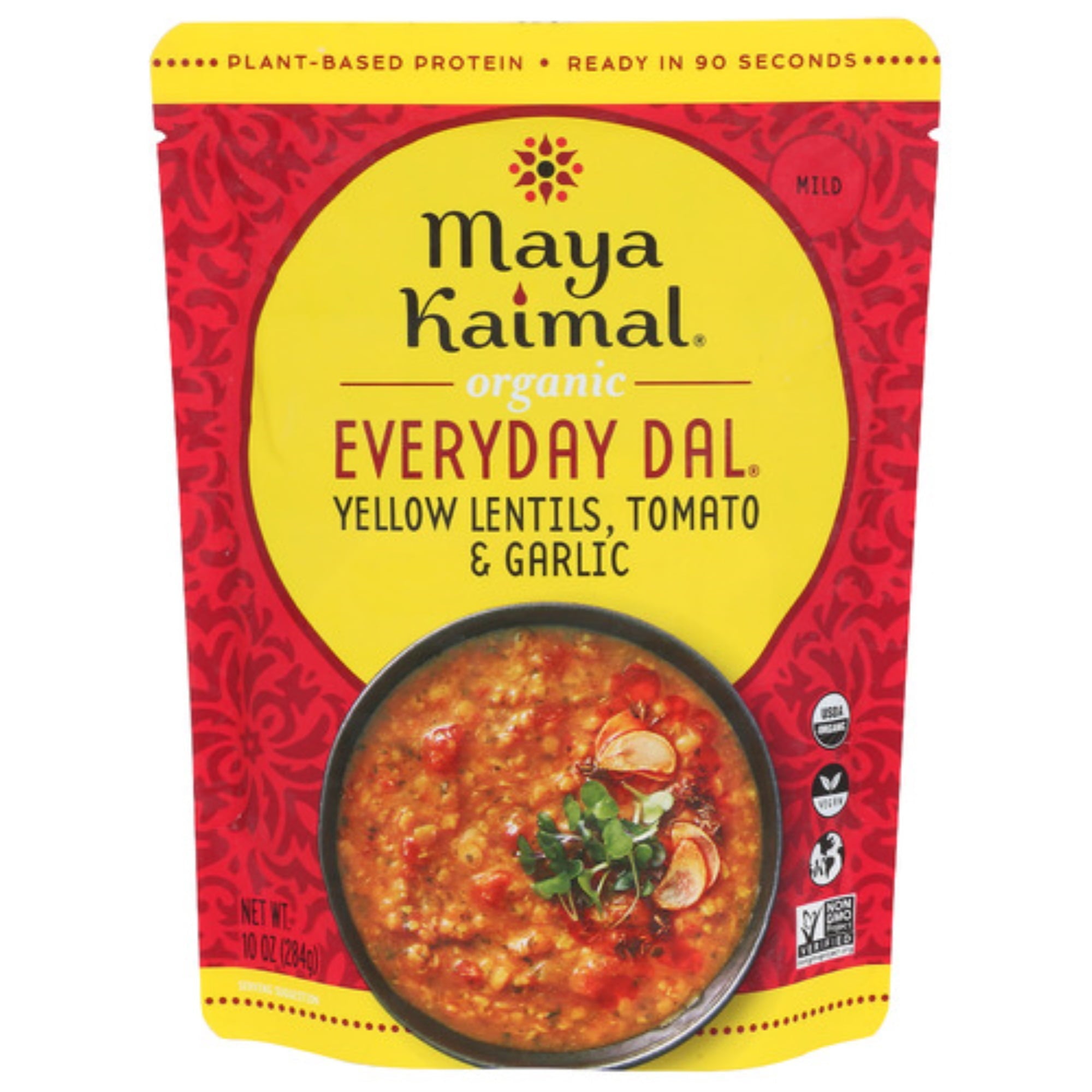 Maya Kaimal Everyday Yellow Lentil with Garlic Tomato 10 Oz