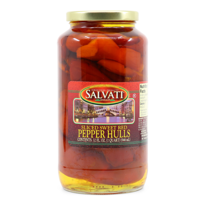 Wholesale Salvati Pepper Hulls 32 OZ-12 Ct Case Bulk