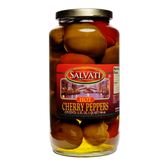 Salvati Hot Cherry Peppers 32 OZ