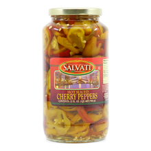 Wholesale Salvati Hot Sliced Cherry Peppers 32 oz- Bulk