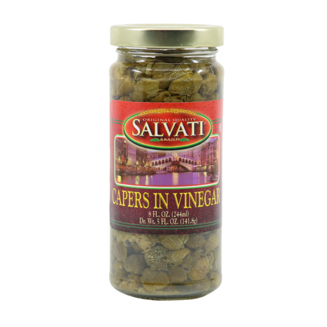 Wholesale Salvati Capers In Vinegar 5 oz- Bulk