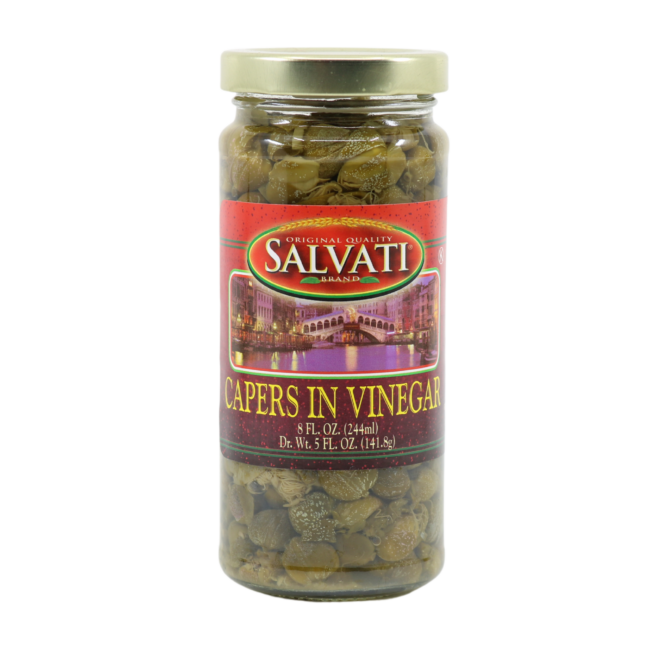 Wholesale Salvati Capers In Vinegar 5 OZ-12 Ct Case Bulk