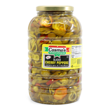 Wholesale La Squisita Hot Sliced Cherry Peppers 1 GL 128 oz- Bulk