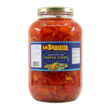 Wholesale La Squisita Red Pepper Strips 1 Gallon 128 oz- Bulk