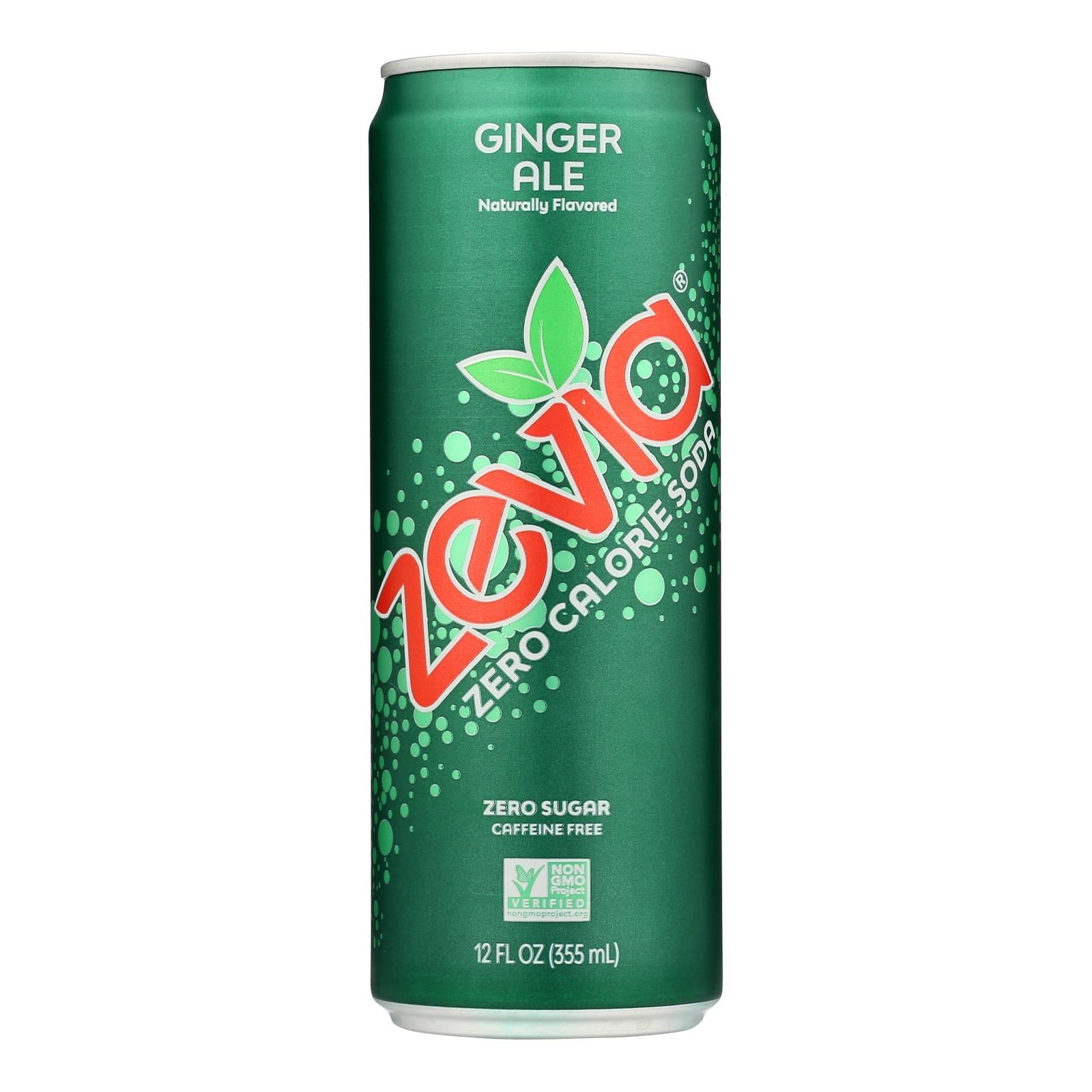 Zevia Soda Ginger Ale 12 Fl Oz