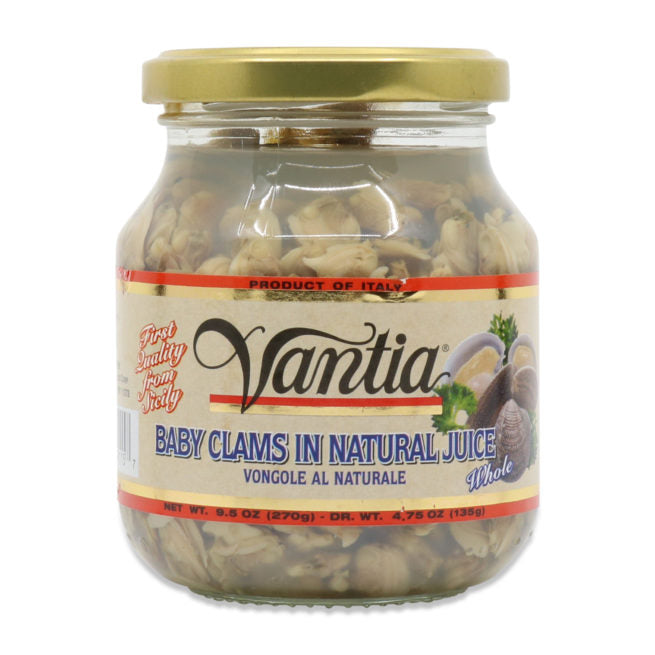 Vantia Baby Clams in Natural Juices 9.5 OZ