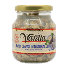 Wholesale Vantia Baby Clams in Natural Juices 9 oz- Bulk