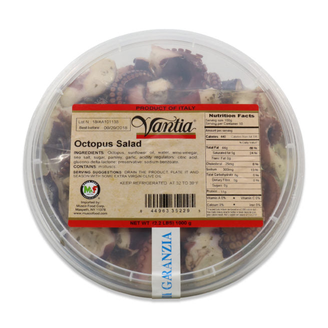 Wholesale Vantia Octopus Salad 1 kg- Bulk