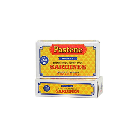 Pastene Boneless & Skinless Sardines in Olive oil 4.37 OZ