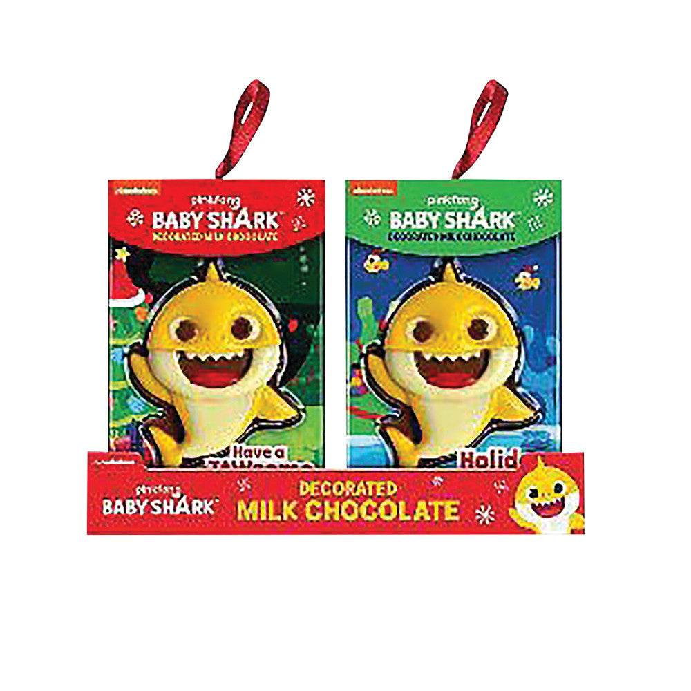 Wholesale Baby Shark Chocolate 1 Oz Tree Hanger-12ct Case Bulk