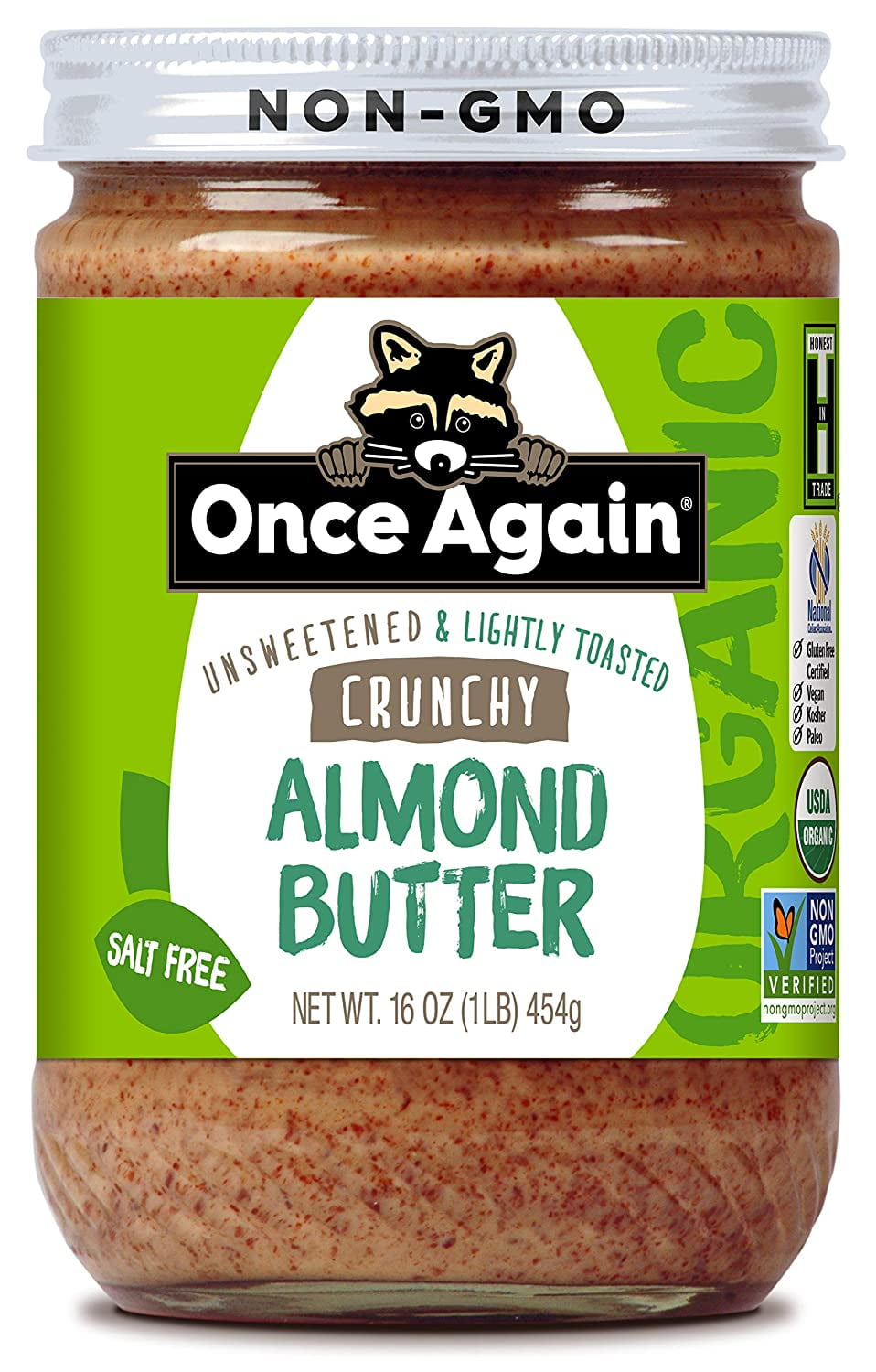 Once Again Almond Butter Raw Crunch 16 oz