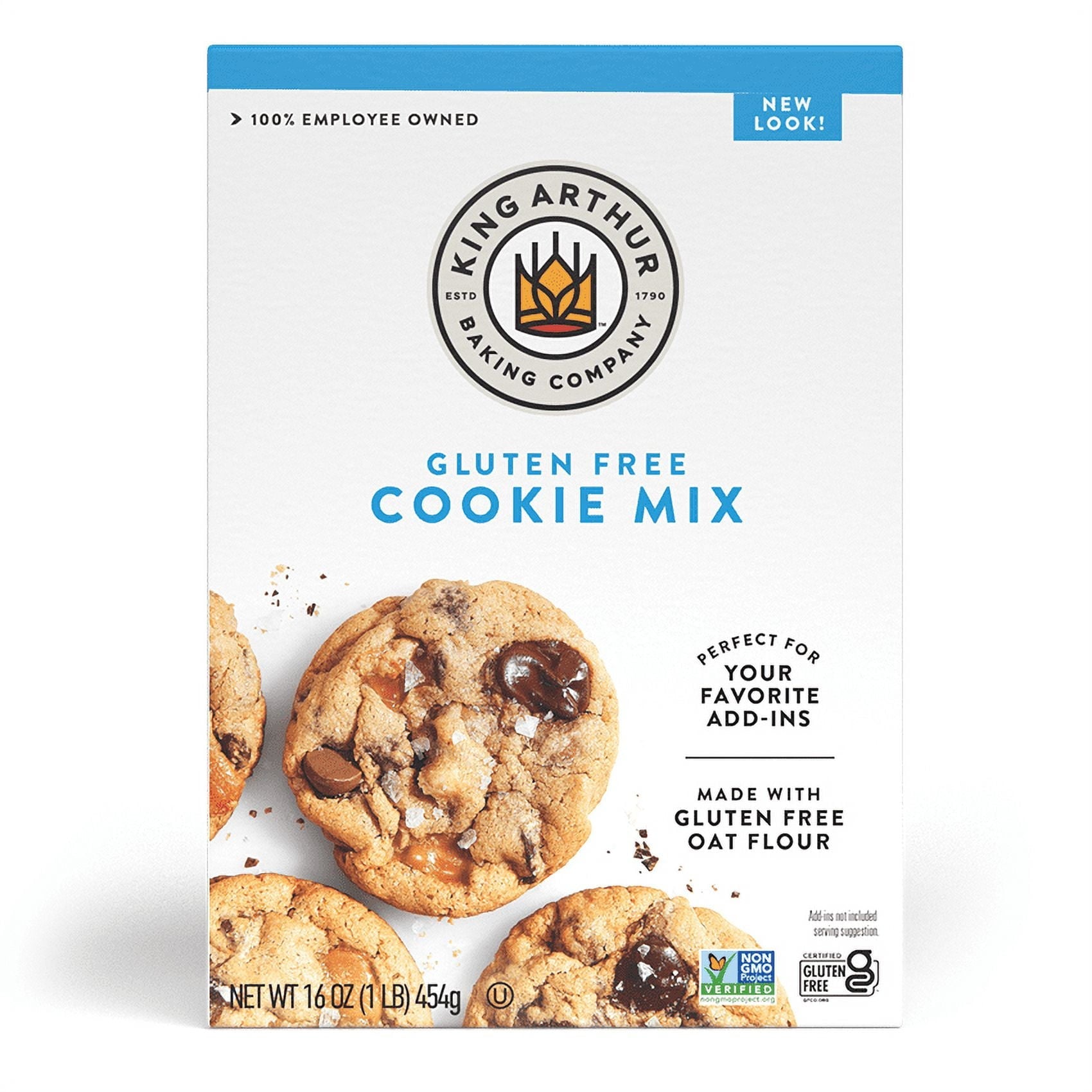King Arthur Gluten Free Cookie Mix 16 Oz Box