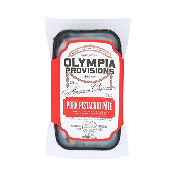 Olympia Provisions Pork Pistachio Pate 8oz 6ct